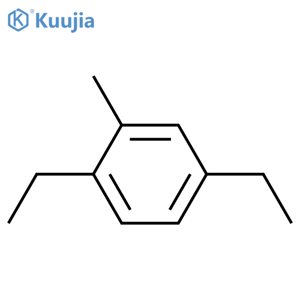 Benzene,1,4-diethyl-2-methyl- structure