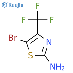 5-Bromo-4-(trifluoromethyl)thiazol-2-amine structure