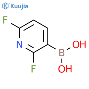 2,6-Difluoropyridine-3-boronic acid structure