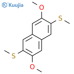 2,6-Dimethoxy-3,7-bis(methylthio)-naphthalene structure