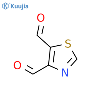 Thiazole-4,5-dicarbaldehyde structure