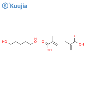 2-Propenoic acid,2-methyl-, 1,1'-(1,5-pentanediyl) ester structure