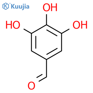 3,4,5-Trihydroxybenzaldehyde structure