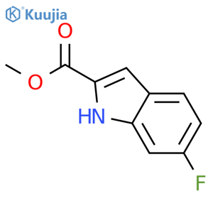 Methyl 6-fluoro-1H-indole-2-carboxylate structure