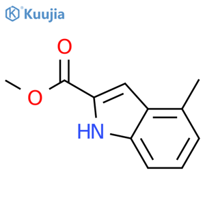 Methyl 4-methyl-1H-indole-2-carboxylate structure