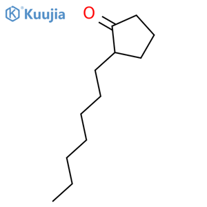 2-Heptylcyclopentanone structure