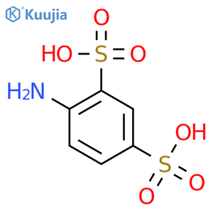 4-Amino-1,3-benzenedisulfonic Acid (>90%) structure