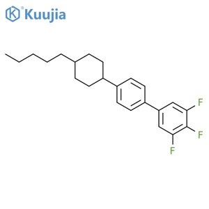 3,4,5-Trifluoro-4'-(trans-4-pentylcyclohexyl)-1,1'-biphenyl structure