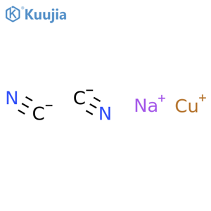 Cuprate(1-), bis(cyano-kC)-, sodium (1:1) structure