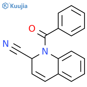 1-Benzoyl-1,2-dihydro-2-quinolinecarbonitrile structure