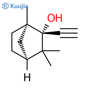 Bicyclo[2.2.1]heptan-2-ol, 2-ethynyl-1,3,3-trimethyl-, (1R,2R,4S)- structure