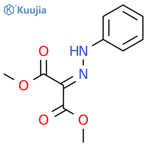 Dimethyl 2-(2-phenylhydrazono)malonate structure