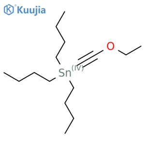 Tributyl(ethoxyethynyl)stannane structure