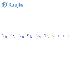 Potassium Hexacyanoferrate(III) structure