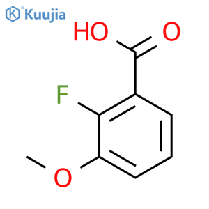 2-Fluoro-3-methoxybenzoic acid structure