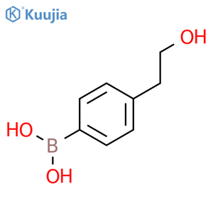 4-(2-Hydroxyethyl)phenylboronic acid structure