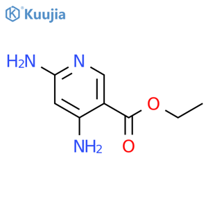 ethyl 4,6-diaminopyridine-3-carboxylate structure