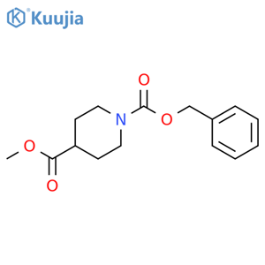 O1-benzyl O4-methyl piperidine-1,4-dicarboxylate structure