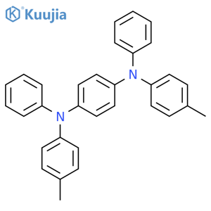 N,N'-Di-(4-methyl-phenyl)-N,N'-diphenyl-1,4-phenylendiamine structure