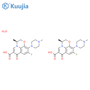 Levofloxacin hydrate structure