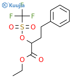 4-Phenyl-2-(S)-trifluoromethanesulfonyloxy-butyric Acid, Ethyl Ester structure