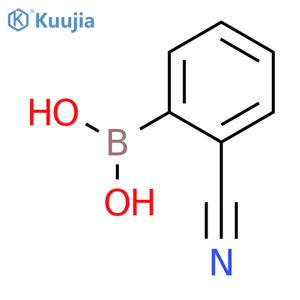 (2-cyanophenyl)boronic acid structure