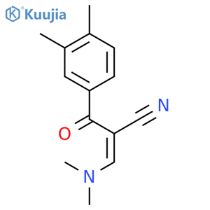 3-(Dimethylamino)-2-(3,4-dimethylbenzoyl)acrylonitrile structure