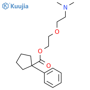 Cyclopentanecarboxylicacid, 1-phenyl-, 2-[2-(dimethylamino)ethoxy]ethyl ester structure