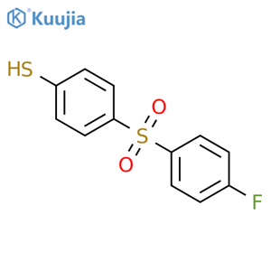 Benzenethiol, 4-[(4-fluorophenyl)sulfonyl]- structure