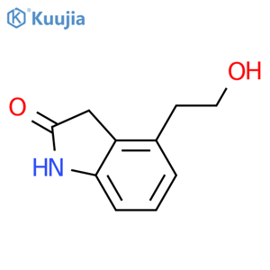 4-(2-Hydroxyethyl)-1,3-dihydro-2H-indolin-2-one structure