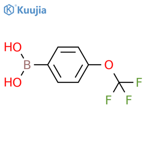 [4-(trifluoromethoxy)phenyl]boronic acid structure