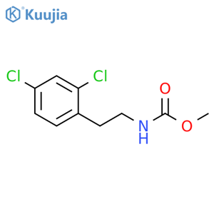 Carbamic acid, N-[2-(2,4-dichlorophenyl)ethyl]-, methyl ester structure