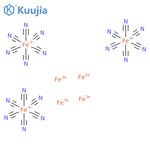 Iron(III) Ferrocyanide structure