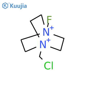 1-(Chloromethyl)-4-fluoro-1,4-diazoniabicyclo[2.2.2]octane structure