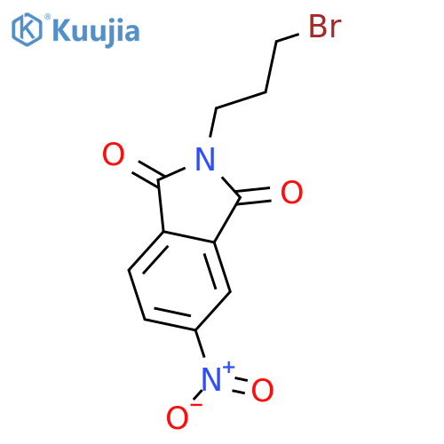 2-(3-Bromopropyl)-5-nitroisoindoline-1,3-dione structure