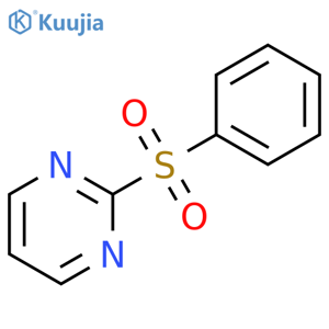 Pyrimidine, 2-(phenylsulfonyl)- structure