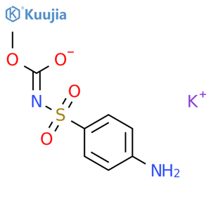 Carbamic acid,[(4-aminophenyl)sulfonyl]-, methyl ester, monopotassium salt (9CI) structure