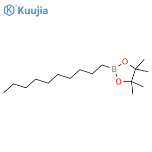 2-Decyl-4,4,5,5-tetramethyl-1,3,2-dioxaborolane structure