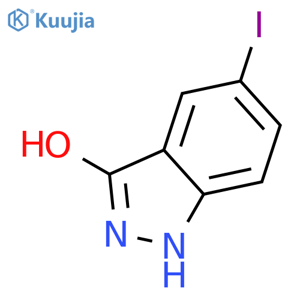 5-Iodo-1H-indazol-3-ol structure