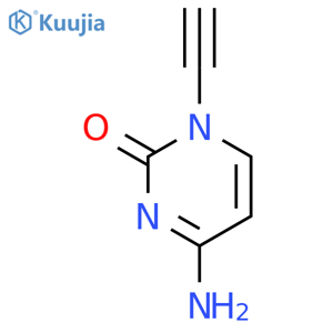 2(1H)-Pyrimidinone,4-amino-1-ethynyl- structure