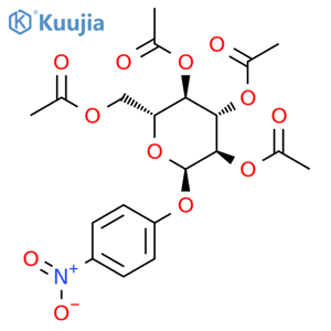 p-Nitrophenyl-2,3,4,6-tetra-O-acetyl-a-D-glucopyranoside structure