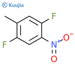 1,4-Difluoro-2-methyl-5-nitrobenzene structure