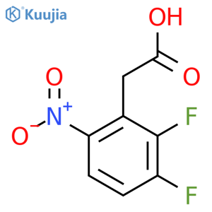 2-(2,3-Difluoro-6-nitrophenyl)acetic acid structure