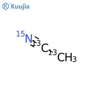 Acetonitrile-13C2-15N(8CI,9CI) structure