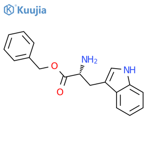 D-Tryptophan,phenylmethyl ester structure