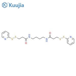 Propanamide,N,N'-1,4-butanediylbis[3-(2-pyridinyldithio)- structure