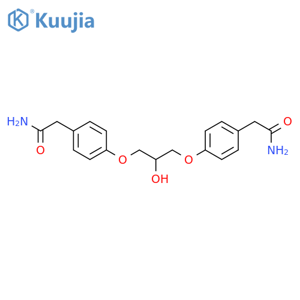 4,4'-(2-Hydroxy-1,3-propanediyl)bis(oxy)bis-benzeneacetamide(Atenolol Impurity E) structure