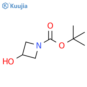 1-Boc-3-hydroxyazetidine structure