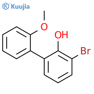 [1,1'-Biphenyl]-2-ol,3-bromo-2'-methoxy- structure