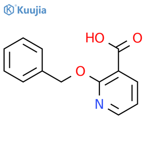 2-(Phenylmethoxy)-3-pyridinecarboxylic acid structure